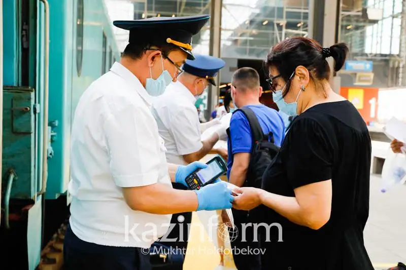 Как будут проверять на коронавирус прибывающих в РК поездом, морским, речным и автотранспортом