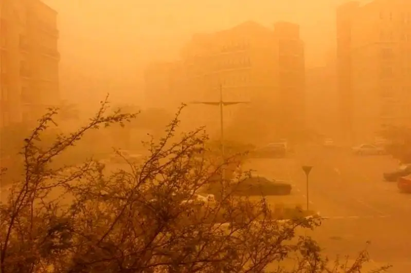 О пыльной буре и грозе предупредили жителей юга страны