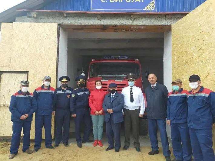 Пожарный пост заработал в селе Акмолинской области