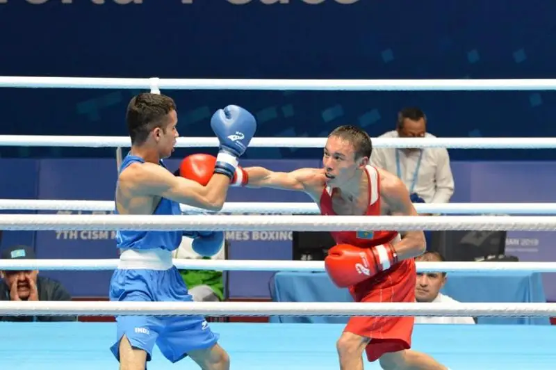 Казахстанские военные завоевали «золото» по боксу на Всемирных военных играх