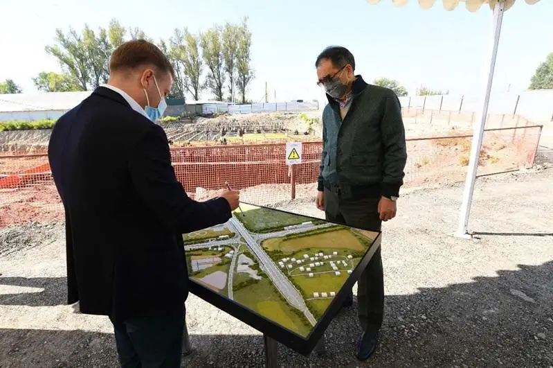 Как идет строительство развязки на Кульджинском тракте в Алматы