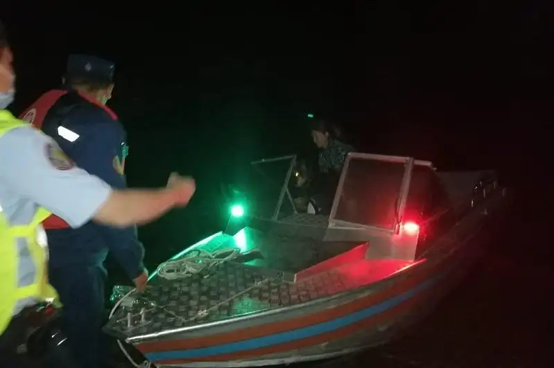 Унесенную ветром девушку спасли на Капшагайском водохранилище