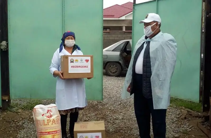 Біз біргеміз: 70 семей получили помощь в Толебийском районе Туркестанской области