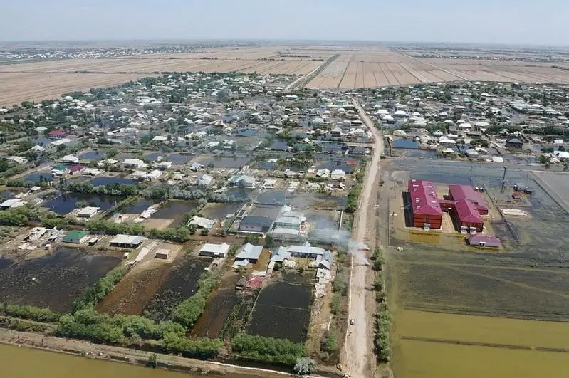 Ловлю рыбы в подтопленных селах запретили в Мактааральском районе