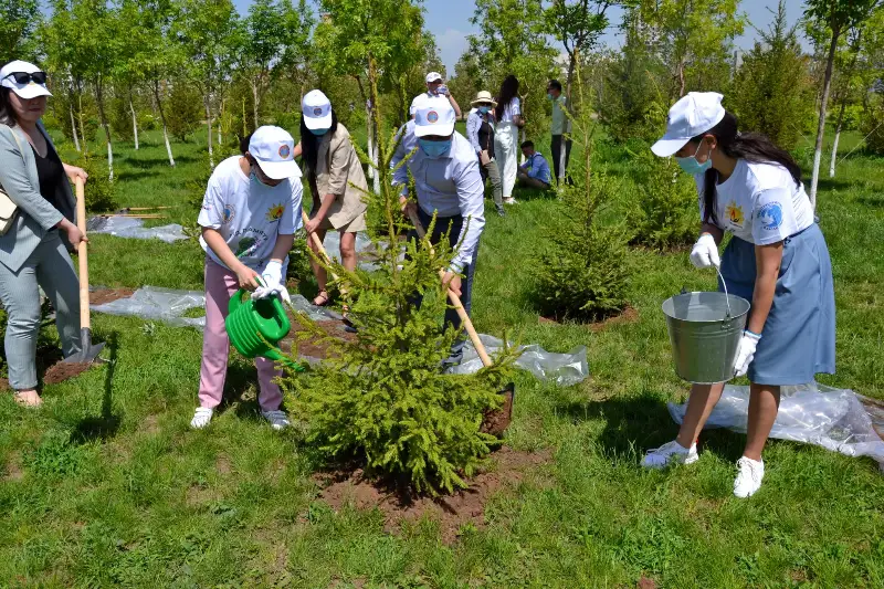 Сад памяти «Жеңіс бағы» появился в Нур-Султане