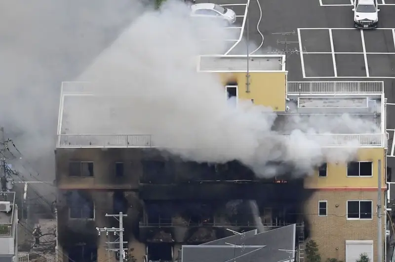 Пожар произошел на анимационной студии в Японии, 13 человек погибли