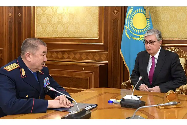 Министр внутренних дел доложил Президенту о стабилизации ситуации в Кордайском районе