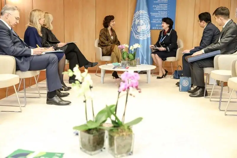 Актоты Раимкулова выступила на форуме министров культуры ЮНЕСКО