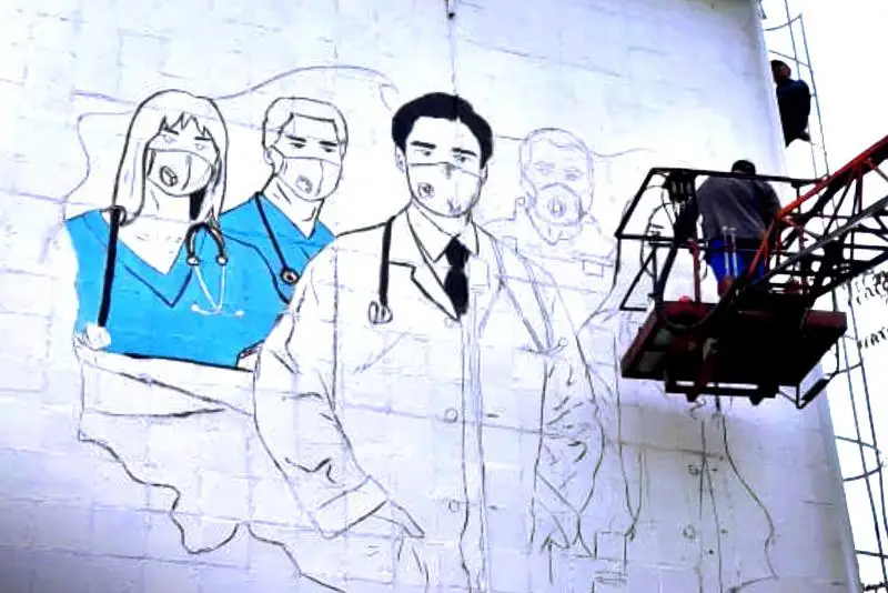 Посвященный медработникам мурал появится в Экибастузе