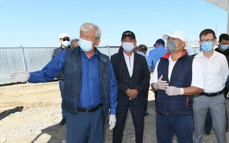 Умирзак Шукеев проинспектировал строительство домов в  Мактааральском районе