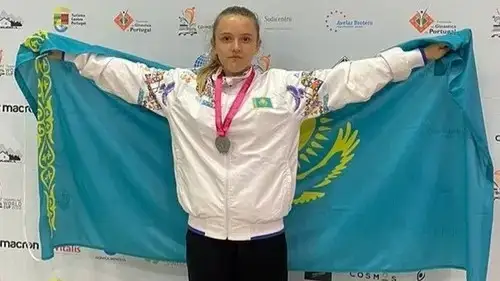 Kazakhstani gymnast at the 19th Asian Games