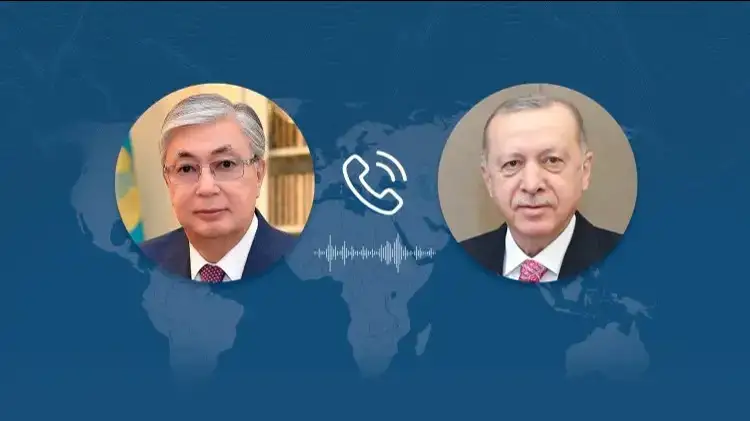 Kazakh, Turkish presidents hold telephone talk