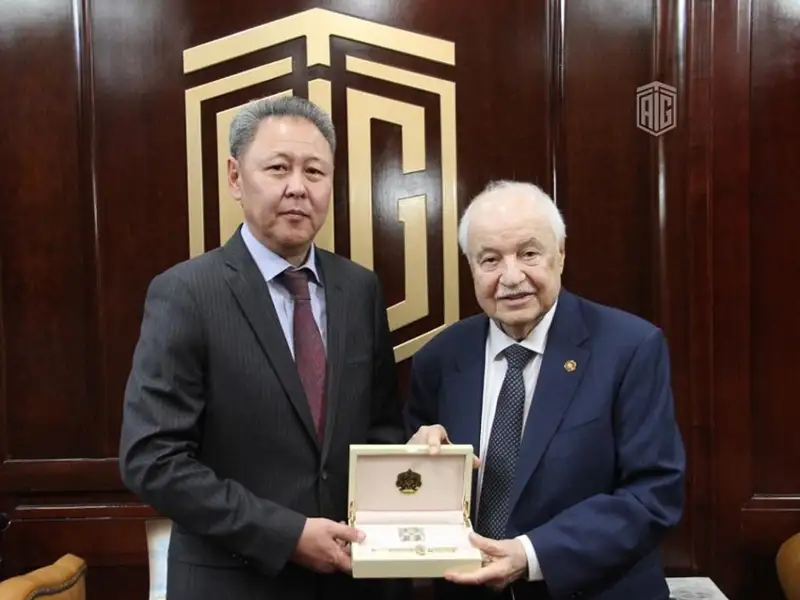 Ambassador of Kazakhstan to Jordan Aidarbek Toumatov had a meeting with Dr. Talal Abu-Ghazaleh, Chairman of the Board of Directors and founder of TAG. Global 