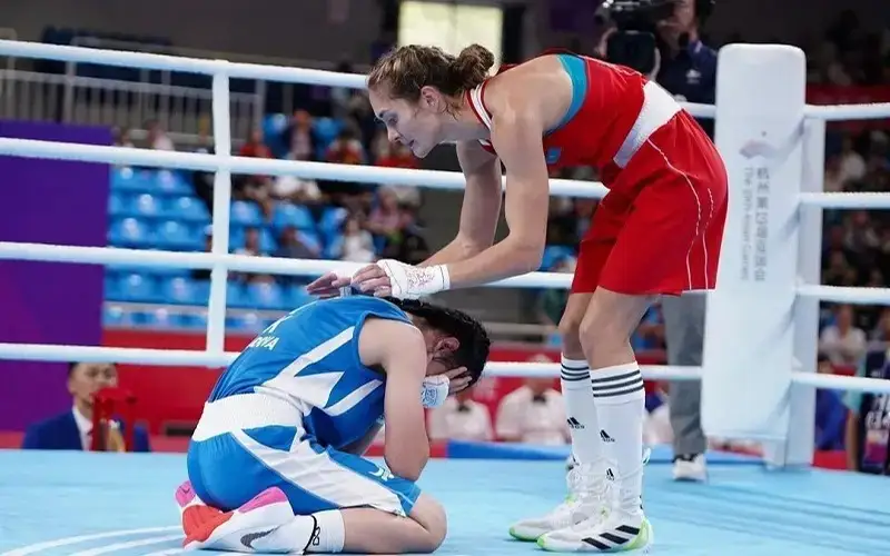 Осиё ўйинлари: Боксчи Карина Ибрагимова финалга чиқди