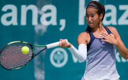 Уверенной победой завершился матч Жибек Куламбаевой на турнире в Сеуле