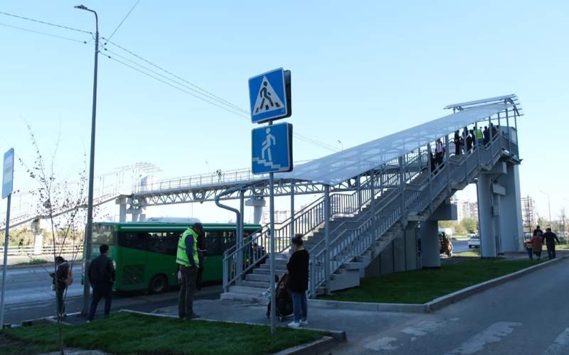 Более 90 надземных и подземных пешеходных переходов отремонтируют в Алматы надземный переход
