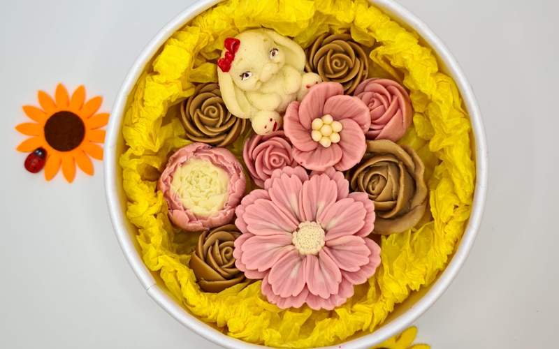 Шоколад,цветы