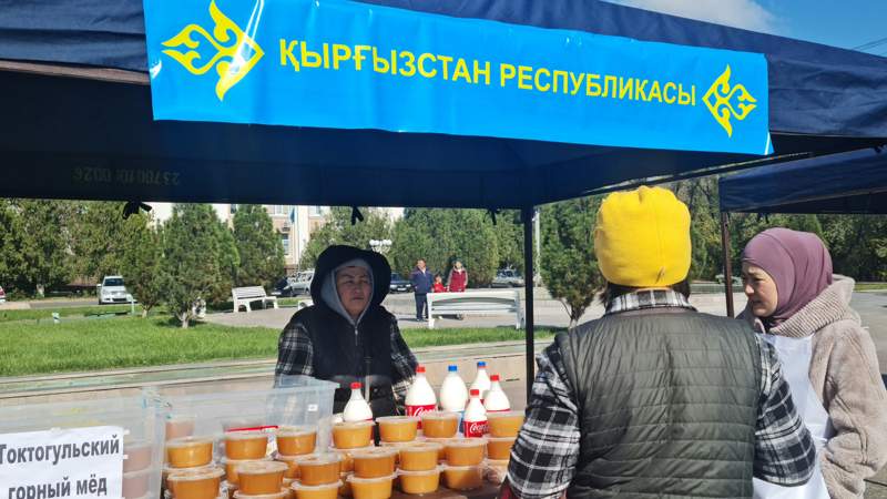 74,6 тонны продуктов продали в Таразе кыргызские и местные фермеры 74,6 тонны продуктов продали в Таразе кыргызские и местные фермеры