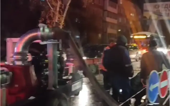 коммунальная авария в Петропавловске