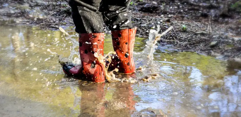 лужи, грязь