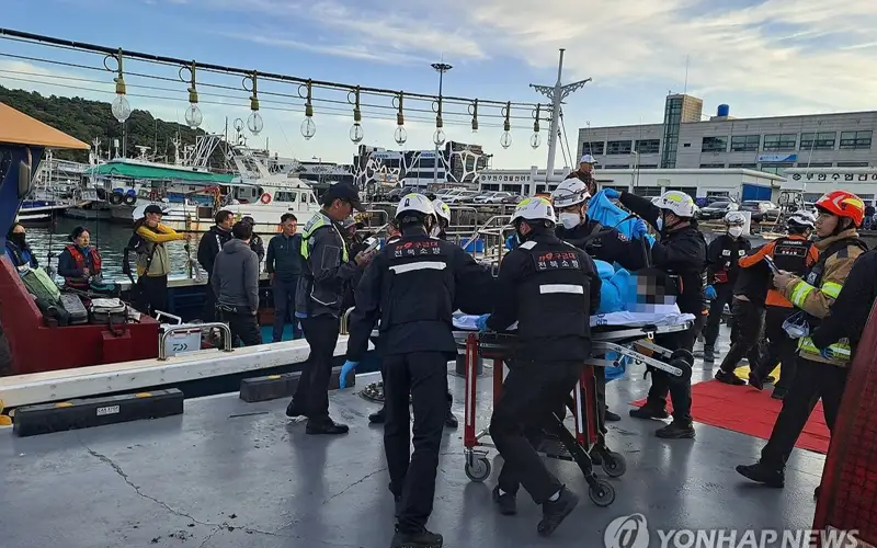 Four killed after fishing boat capsizes in S. Korea