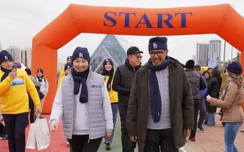 Глава ВОЗ принял участие в забеге в Астане
