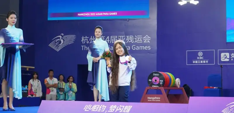 Казахстанская спортсменка взяла «серебро» по пара пауэрлифтингу в Ханчжоу 