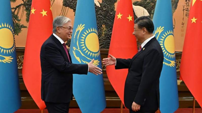 Kassym-Jomart Tokayev and Xi Jiping