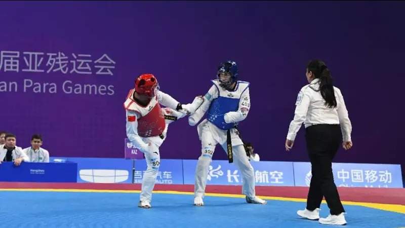 Kazakh taekwondokas haul 1 silver, 2 bronze medals at IV Asian Para Games