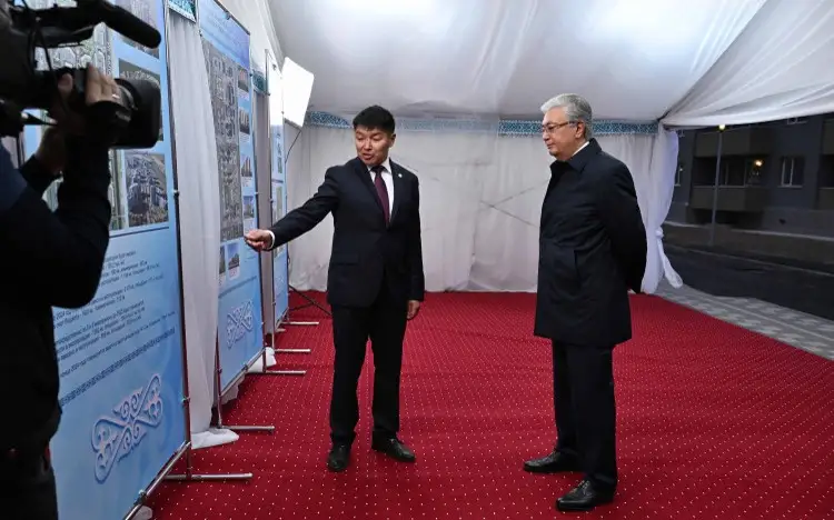 Токаев в Талдыкоргане