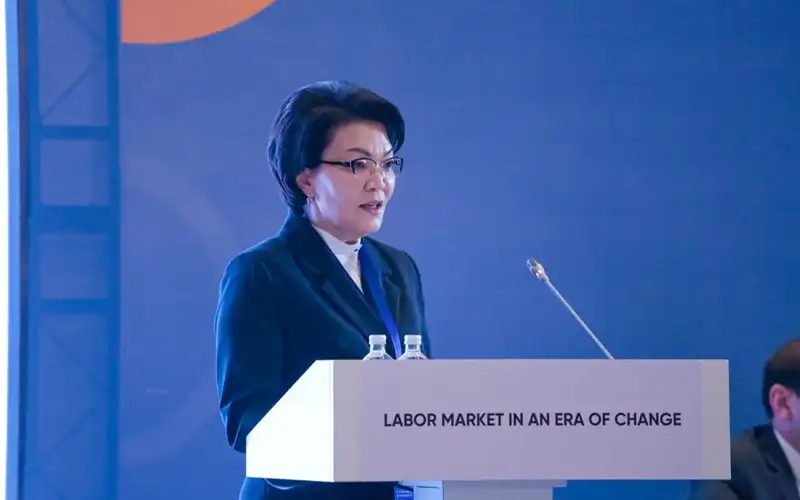 Minister of Labour and Social Protection Svetlana Zhakupova