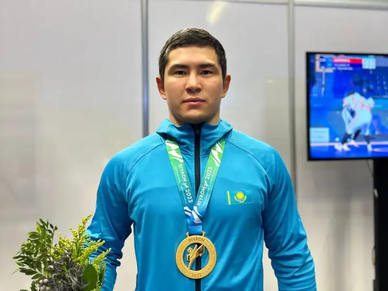 Военнослужащий Нацгвардии Амангельды Мади