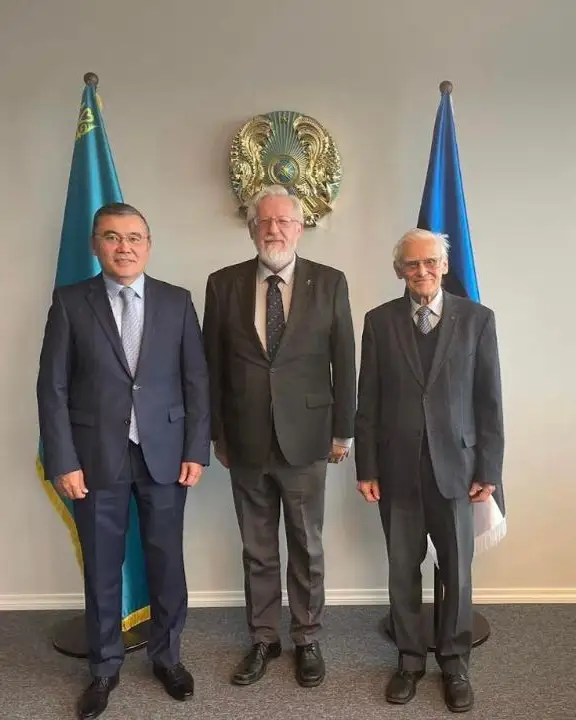 Ambassador of Kazakhstan to Estonia Nurlan Seitimov met with the President of the Estonian Academy of Sciences Tarmo Soomere