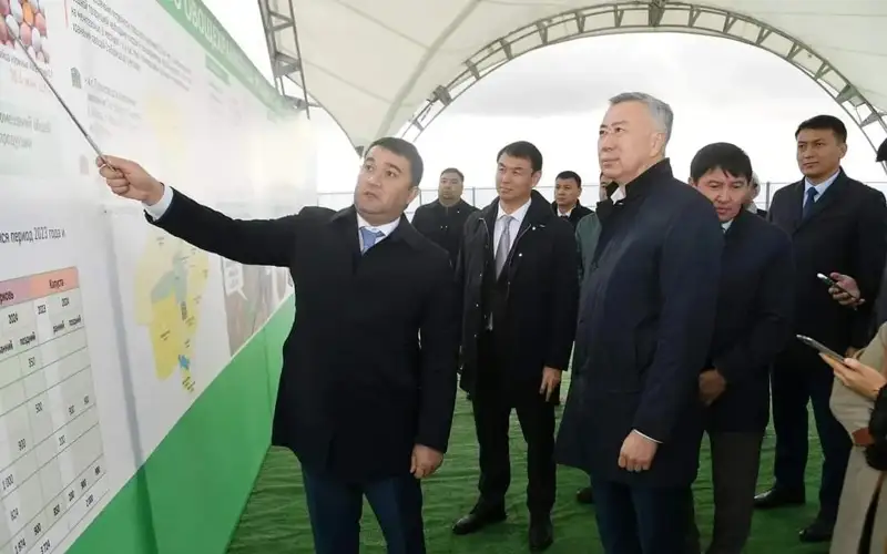 Туркистон вилоятида 4 минг тонна сабзавот сақлашга мўлжалланган замонавий омборхона қурилиши бошланди