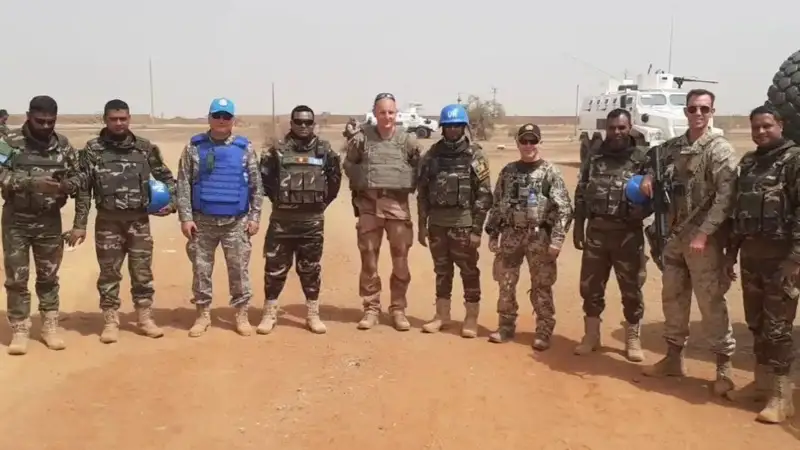 Kazakh peacekeepers return from Mali