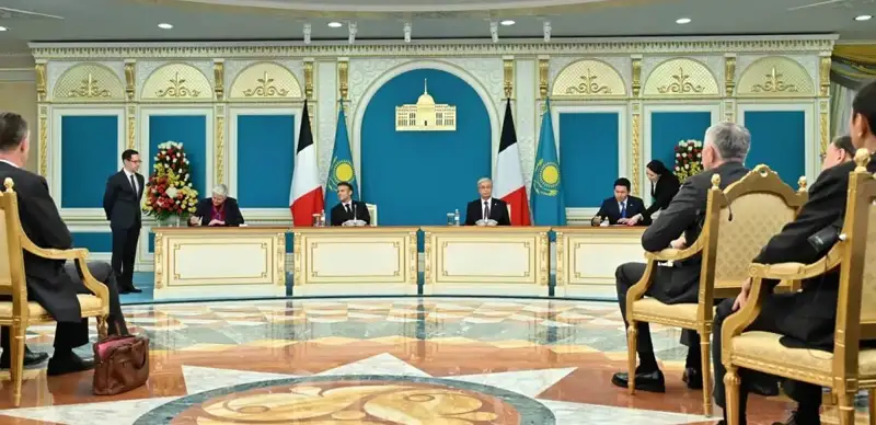 Visit of French President Emmanuel Macron to Kazakhstan