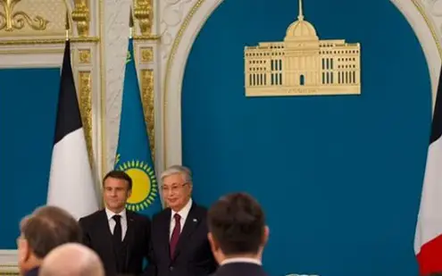Друзья и партнеры - Эмманюэль Макрон написал в соцсети X о своем визите в Казахстан
