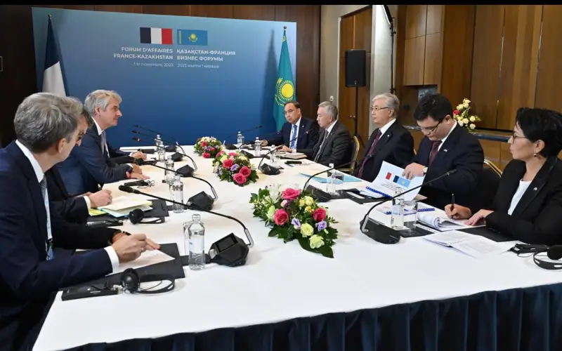 Президент Казахстана принял руководителей бизнес-структур Франции