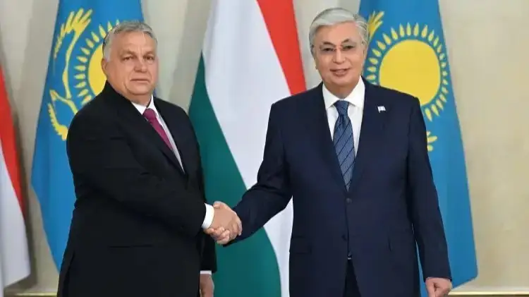Prime Minister of Hungary Viktor Orbán, President of Kazakhstan Kassym-Jomart Tokayev