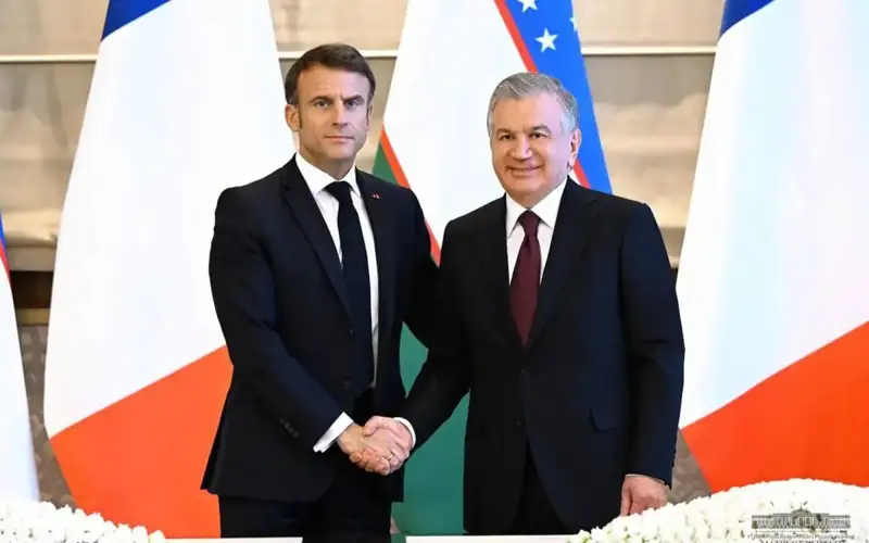 Макрон ва Мирзиёев