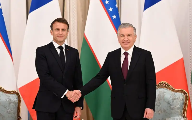 Emmanıýel Makronnyń Ózbekstanǵa sapary: Eki el basshysy ne týraly ýaǵdalasty