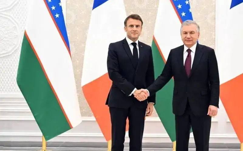 Макрон ва Мирзиёев