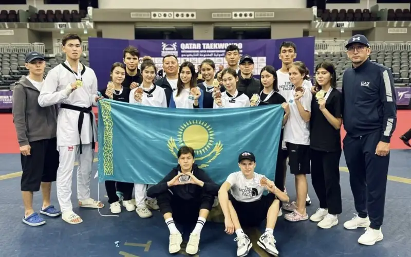Казахстан завоевал шесть золотых медалей на турнире по таеквондо в Катаре