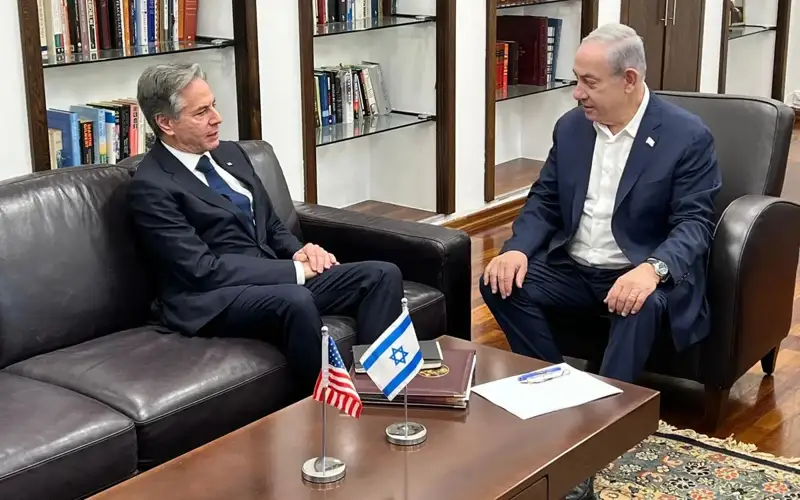 Блинкен ва Нетаньяху