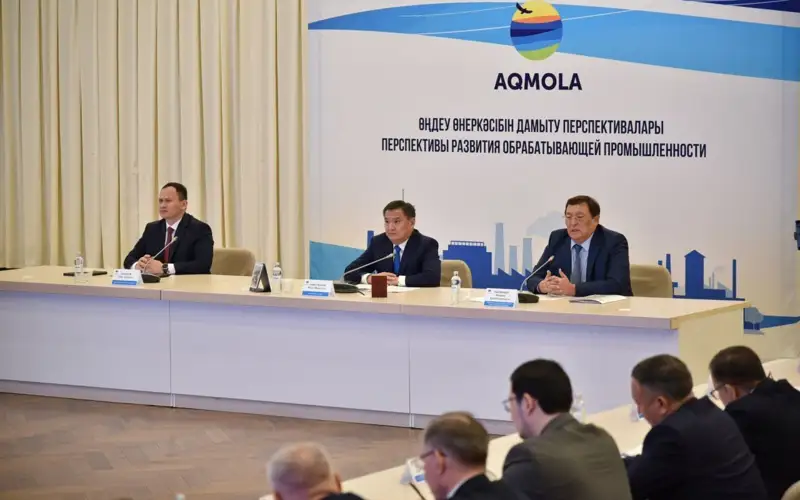 В Кокшетау обсудили перспективы развития обрабатывающей промышленности