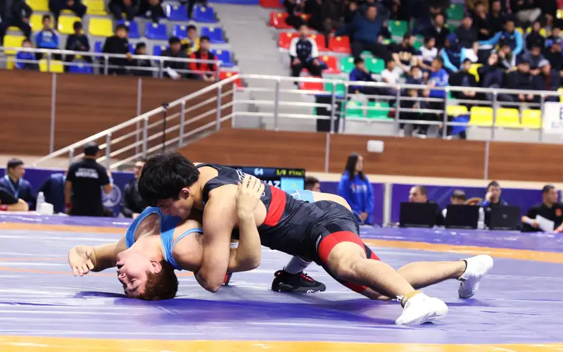 Вольники из девяти стран поборются на турнире в Таразе