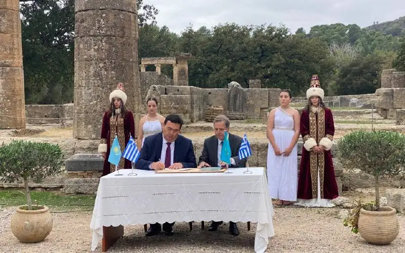 Тараз Олимпия ўйинларининг ватани – Қадимги Олимпия билан қардош шаҳар бўлди