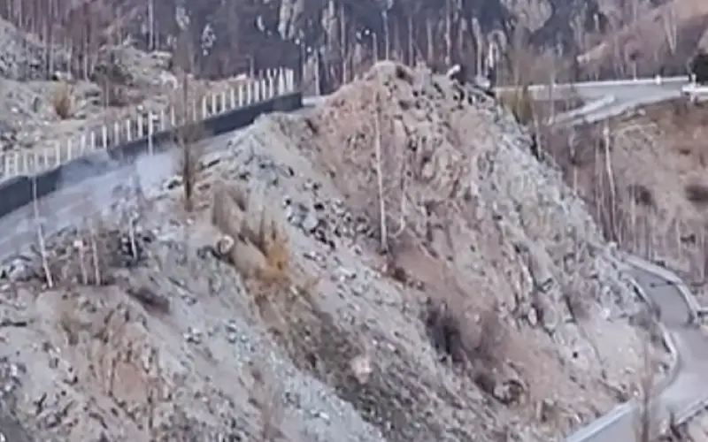 Камнепад Алматы