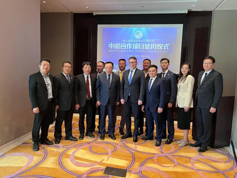 贸易和一体化部部长与中国商界进行会谈