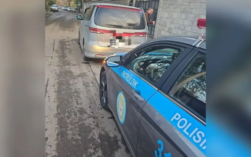 Водителя авто со штрафами на миллион тенге задержали в Алматы